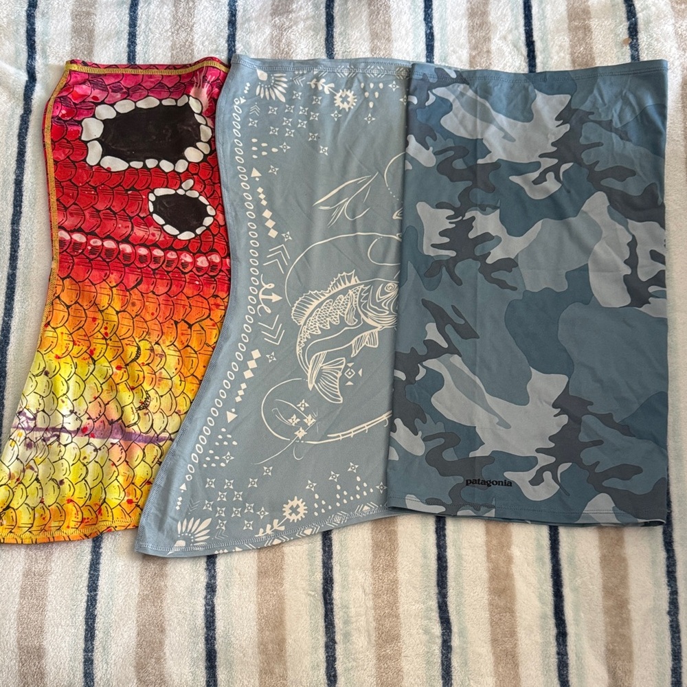 Patagonia Neck Gaiter Bundle – Set of 3 – Great Condition